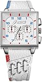 ASICS (アシックス) 腕時計 スポーツ スタイル Square Chrono mid-saize ホワイト QA4123201 ユニセックス