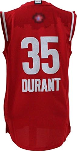 2016 All Star West 35 Kevin Durant Customized Red men`s Jersey SIZE L