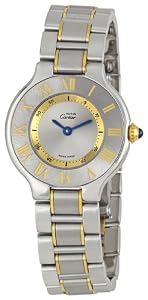Cartier Must 21 Two-Tone Steel Ladies Watch W10073R6