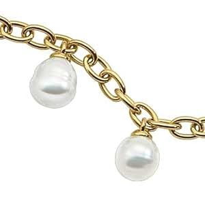 18K Yellow Gold Paspaley South Sea Cultured Fine Circle Pearl Bracelet - 8.5 inches -- LIFETIME WARRANTY