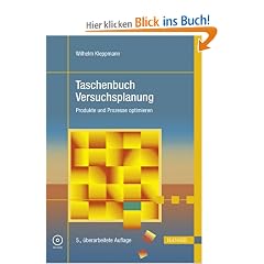 Taschenbuch Versuchsplanung - Produkte und Prozesse optimieren. Mit CD-ROM