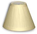 Small Pleated Lamp Shade Clips Onto Tapered Candelabra Bulbs (Pkg/6)
