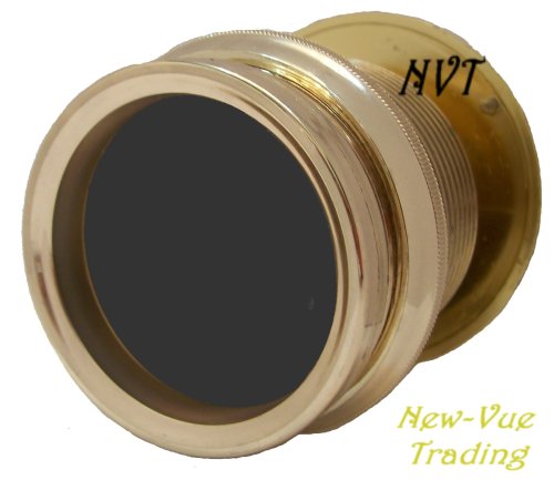 Wide Angle Peephole Door Viewer Door Scope Brand 2- 3/8' Gold Plated ABS/Metal