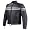 TRACK MOTORCYCLE BIKER ARMOR LEATHER JACKET BLACK S
