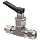 Ham-Let H1200 Series  Stainless Steel 316 Toggle Valve, Inline, 1/4" Let-Lok Fitting