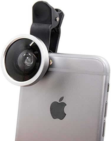 Universal Professional Smartphone Camera Lens by Weforever, Portable Cell Phone Camera Lens with 0.4 X Wide Angle Lens, for Smart Phones and Even Laptops - Silver