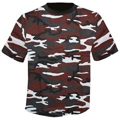T-Shirt, red camouflage - TS XXL