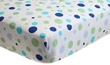 Kids Line Calypso Fitted Sheet, Blue