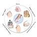 Rami Naturals Gel Toe Separators- Bonus Beauty Recipes - Bunion Spacers Straightener Corrector (White)