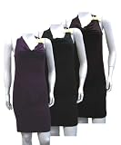 Cefian Metal Shoulder Accent Tunic Dress