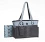 Carters Faux Suede Embroider Tote - Grey