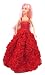 Tickles Red Cute Baby Doll With Earing Stuffed Soft Plush Toy Love Girl 28 Cm RS.470.00
