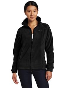 Columbia Women's Benton Springs Full Zip, Black, Medium