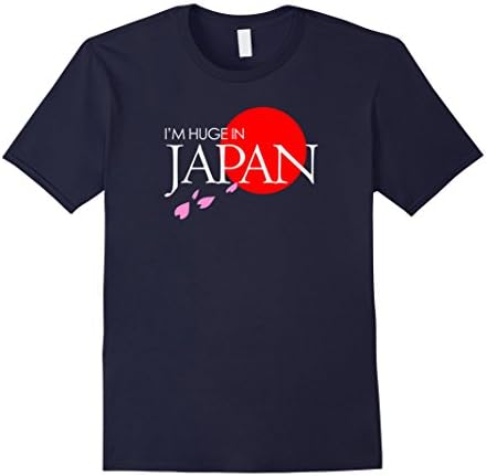 Men's I'm Huge In Japan, T-Shirts With Funny Sayings 3XL Navy