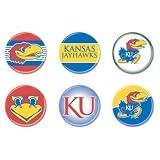 Kansas Jayhawks 6 Button Set