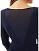 PattyBoutik Women's V Neck Chiffon Back Inset Blouse