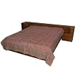 Handmade Block Printed Bedding Stuffed with Natural Cotton from India Size 105 inches x 86 inches