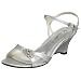 Coloriffics Women's Grace Wedge Sandal,Silver,8.5 W US