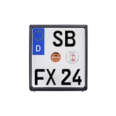 Kennzeichenhalter f�r Schilder 180 x 200mm "Schwarz" - MetaChrom