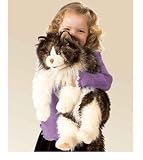 Plush Ragdoll Cat Puppet 28