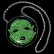 Green Glitter "Frankie's Girl" Round Chain Purse