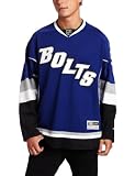 NHL Men's Tampa Bay Lightning Steven Stamko Reebok Edge Premier Player Jersey (Blue, Medium)