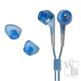 Lux Apple iPod / MP3 Earbud Headphones - Blue