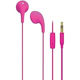 iLuv iEP205PNK Bubble Gum 2 Flexible, Jelly-Type Stereo Earphones - Pink