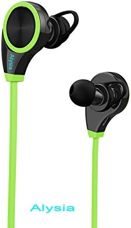 Bluetooth Headsets - Alysia® Earphones V4.1 Wireless Stereo In-Ear Earbuds Earphones Headsets for Running Gym Sports with Microphone for iPhone 6s plus Galaxy S6 S5 Android Phones