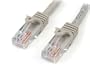 StarTech.com 50 feet Gray Snagless Cat5e UTP Patch Cable (45PATCH50GR)