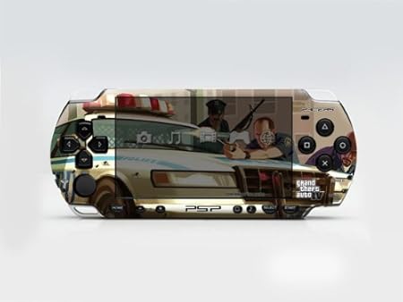 Grand theft auto IV PSP (Slim) Dual Colored Skin Sticker, PSP 2000