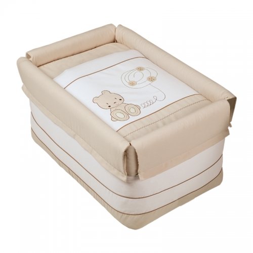 Imagen 1 de Bolín Bolón-Vestidura Minicuna-Colección Botones-82 Beige