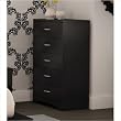South Shore Step One Collection 5-Drawer Chest, Black