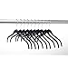 ULTRA-SLIM VELVET SHIRT HANGERS - SET OF 10- Black