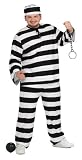 Convict Man Costume - Plus by Rubies Costume Company