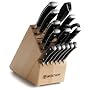 W�sthof Classic Ikon 16-Piece Knife Set with Block, Black