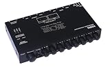 Absolute EQ-500 Compact Dash Mount 5 Band EQ With X-over Sub Level Woofer Control And AUX Inputs