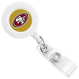 NFL San Francisco 49ers White Badge Reel