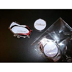 Titleist Golf Bag Magnetic Golf Marker HAT Clip New