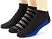 2(x)ist Men's 3 Pack No Show Fashion Socks, Black/Navy, 10-13
