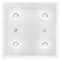Eglo  85344A Fres, Satin & Clear, 4-Light Ceiling Light Fixture