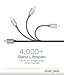FosPower [Apple MFi Certified] Braided 8 Pin Lightning to USB Cable with Aluminum Connector for iPhone 6S, 6 Plus / iPad Pro / Air 2, mini 3 / iPod Touch 5th Gen, iPod Nano 7th Gen & More (6 in) Grey