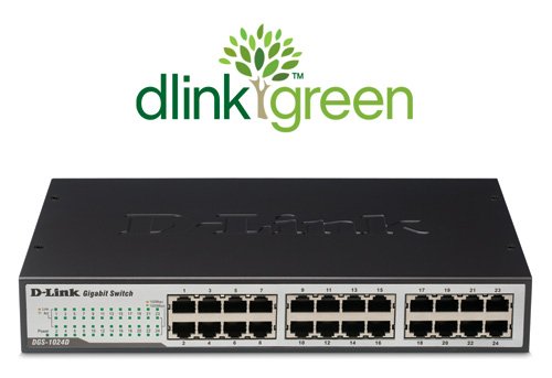 D-Link 24-Port Rackmountable Gigabit Switch DGS-1024D