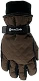Grandoe Women's Pillow Glove,Brown,Medium