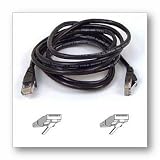 Belkin Patch Cable - 19.7 ft ( A3L791-20-BLK-S )