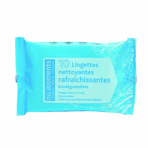  Lingettes Pocket nettoyantes rafraîchissantes - LOT de 10 paquets de 10 lingettes : 1,90 € TTC / unité