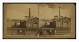 Stereoview (L): 6 Altoona Pennsylvania. View from the south window of the Logan House of Anne of t
