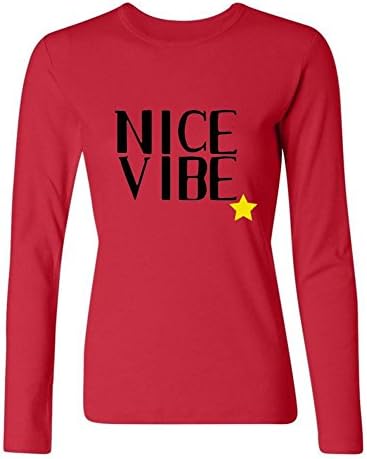 Wesi Purple Ichigo Nice Viibe Women T-shirt Red L Long Sleeve