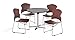 OFM PKG-BRK-031-0007 Breakroom Package, Gray Nebula Table/Wine Chair
