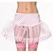 Teardrop Lace Petticoat Costume Accessory White Pink or Black